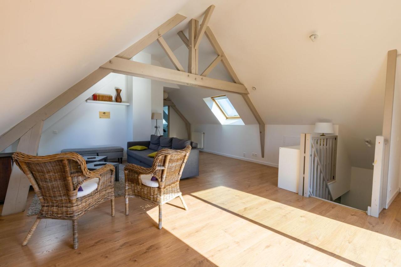 Appartement Des Grands Champs Avec Terrasse Saint-Aignan  Exteriör bild